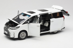 Lexus LM300h White Pearl Kyosho 1:18 08963WP Metal - imaginea 2 din 8