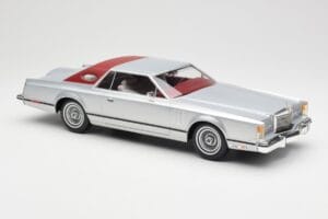 Lincoln Continental Mark V Coupe Argintiu BoS Models 1:18 BOS084 Rășină - imaginea 4 din 6