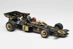 Lotus 72D #5 E. Fittipaldi John Player Special GP Spain 1972 MCG 1:18 MCG18610F Metal - imaginea 2 din 6