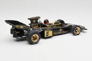 Lotus 72D #5 E. Fittipaldi John Player Special GP Spain 1972 MCG 1:18 MCG18610F Metal - imaginea 3 din 6