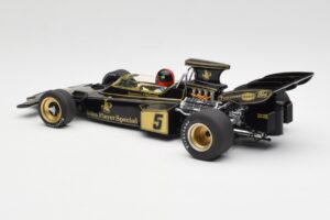 Lotus 72D #5 E. Fittipaldi John Player Special GP Spain 1972 MCG 1:18 MCG18610F Metal - imaginea 4 din 6