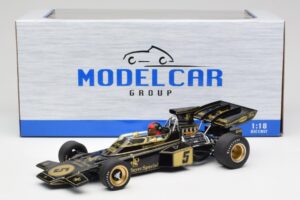 Lotus 72D #5 E. Fittipaldi John Player Special GP Spain 1972 MCG 1:18 MCG18610F Metal - imaginea 6 din 6