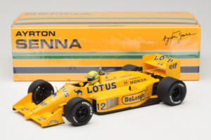 Lotus 99T Honda #12 A. Senna Team Lotus 1987 Minichamps 1:18 540871812 Metal - imaginea 7 din 7