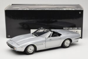 Maserati Ghibli Spyder Argintiu Minichamps 1:18 100122330 Metal - imaginea 7 din 7