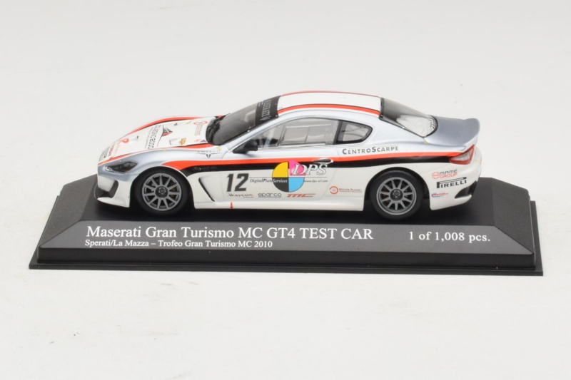 Maserati GranTurismo MC GT4 #12 Sperati / La Mazza Maserati MC 2010 Minichamps 1:43 400101212 Metal