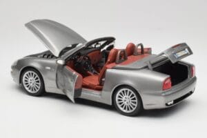 Maserati 4200 GT Spyder Gri Bburago 1:18 18-12019 Metal - imaginea 5 din 8