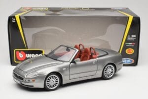 Maserati 4200 GT Spyder Gri Bburago 1:18 18-12019 Metal - imaginea 8 din 8