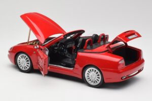 Maserati GT Spyder Roșu Bburago 1:18 34097 Metal - imaginea 7 din 8