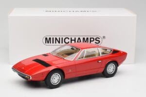 Maserati Khamsin Roșu Minichamps 1:18 107123821 Rășină - imaginea 6 din 6
