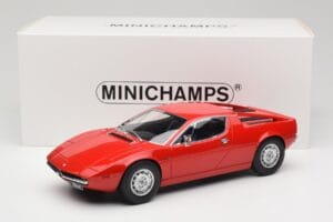Maserati Merak Roșu Minichamps 1:18 107123761 Rășină - imaginea 6 din 6