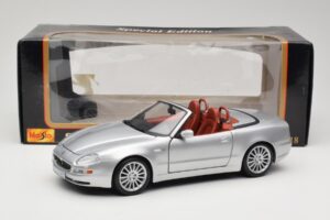 Maserati Spyder Argintiu Maisto 1:18 31667 Metal - imaginea 8 din 8