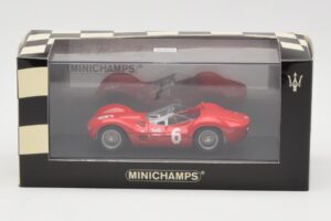 Maserati Tipo 61 #6 R. Penske SCCA National Race Meadowdale 1961 Minichamps 1:43 400611206 Metal - imaginea 4 din 4