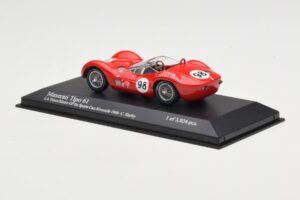 Maserati Tipo 61 #98 C. Shelby Times Mirror Grand Prix Riverside 1960 Minichamps 1:43 400601298 Metal - imaginea 3 din 4