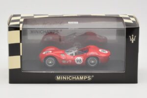 Maserati Tipo 61 #98 C. Shelby Times Mirror Grand Prix Riverside 1960 Minichamps 1:43 400601298 Metal - imaginea 4 din 4