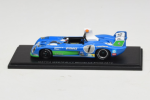 Matra MS670C #7 H. Pescarolo / G. Larrousse Matra-Simca 24 Hours of Le Mans Winner 1974 Spark 1:43 43LM74 Rășină