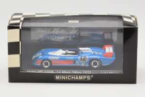 Matra Simca MS670B #12 J-P. Beltoise / J-P. Jabouille / J-P. Jaussaud 24 Hours of Le Mans 1973 Minichamps 1:43 430731112 Meta - imaginea 4 din 4