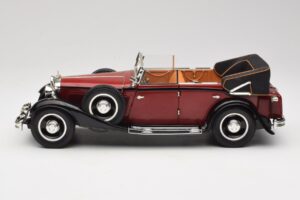 Maybach DS8 Zeppelin Roșu Anson 1:18 30413 Metal - imaginea 4 din 8