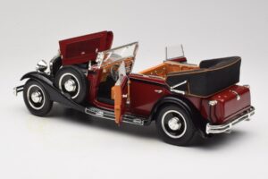 Maybach DS8 Zeppelin Roșu Anson 1:18 30413 Metal - imaginea 5 din 8