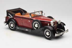 Maybach DS8 Zeppelin Roșu Anson 1:18 30413 Metal - imaginea 6 din 8
