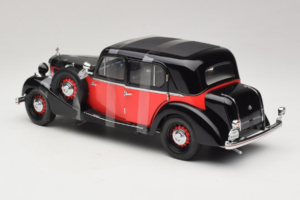 Maybach SW35 Hardtop Negru Roșu Premier Miniature 1:18 PM-38208 Metal - imaginea 5 din 6