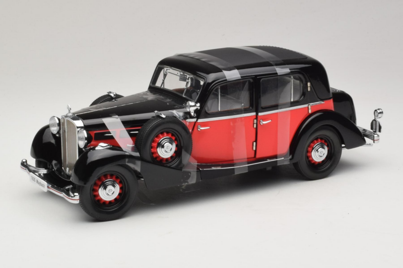 Maybach SW35 Hardtop Negru Roșu Premier Miniature 1:18 PM-38208 Metal