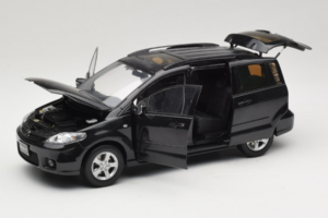 Mazda 5 Negru Paudi 1:18 2169BK Metal - imaginea 2 din 8