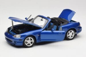 Mazda MX-5 NA 10th Anniversary Blue Metallic Gate 1:18 01071 Metal - imaginea 2 din 8