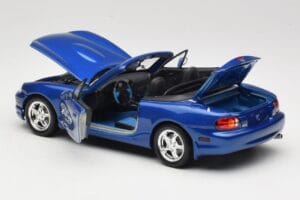 Mazda MX-5 NA 10th Anniversary Blue Metallic Gate 1:18 01071 Metal - imaginea 5 din 8