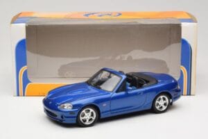 Mazda MX-5 NA 10th Anniversary Blue Metallic Gate 1:18 01071 Metal - imaginea 8 din 8