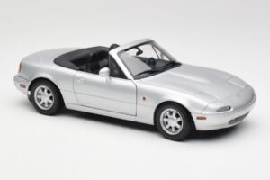 Mazda MX-5 Miata NA Highlight Argintiu Gate 1:18 1015 Metal - imaginea 6 din 8