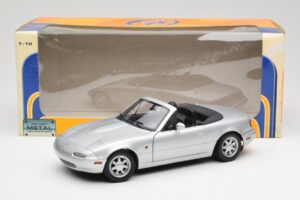 Mazda MX-5 Miata NA Highlight Argintiu Gate 1:18 1015 Metal - imaginea 8 din 8