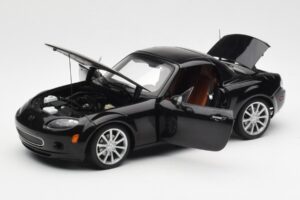 Mazda MX-5 NC Roadster Retractable Hardtop US Spec Negru AUTOart 1:18 75971 Metal - imaginea 4 din 10