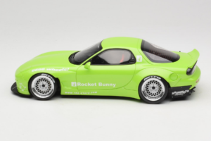 Mazda RX-7 FD Rocket Bunny Pearl Green Otto 1:18 OT1155 Rășină - imaginea 3 din 6