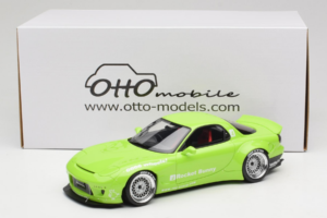 Mazda RX-7 FD Rocket Bunny Pearl Green Otto 1:18 OT1155 Rășină - imaginea 6 din 6