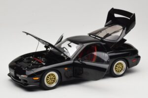 Mazda RX-7 FD Tuned Version Brilliant Black AUTOart 1:18 75968 Metal - imaginea 2 din 8