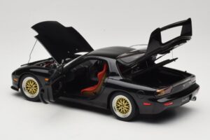 Mazda RX-7 FD Tuned Version Brilliant Black AUTOart 1:18 75968 Metal - imaginea 5 din 8