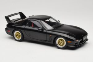 Mazda RX-7 FD Tuned Version Brilliant Black AUTOart 1:18 75968 Metal - imaginea 6 din 8