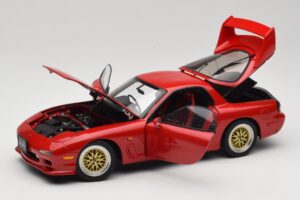 Mazda RX-7 FD Tuned Version Vintage Red AUTOart 1:18 75969 Metal - imaginea 2 din 8