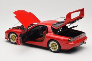 Mazda RX-7 FD Tuned Version Vintage Red AUTOart 1:18 75969 Metal - imaginea 5 din 8