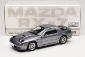 Mazda Savanna RX-7 FC3S Gri Wheelart 1:18 WA180401 Metal - imaginea 10 din 10