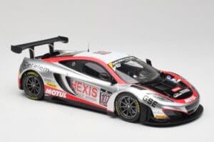 McLaren 12C GT3 Hexis Racing #107 O. Panis / F. Cazenave 24 Hours of Spa 2013 Minichamps 1:18 151131397 Metal - imaginea 4 din 6