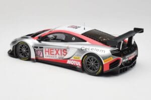 McLaren 12C GT3 Hexis Racing #107 O. Panis / F. Cazenave 24 Hours of Spa 2013 Minichamps 1:18 151131397 Metal - imaginea 5 din 6