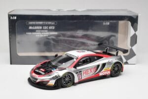 McLaren 12C GT3 Hexis Racing #107 O. Panis / F. Cazenave 24 Hours of Spa 2013 Minichamps 1:18 151131397 Metal - imaginea 6 din 6