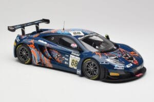 McLaren 12C GT3 #88 Von Ryan Racing A. Barff / T. Goodwin / B. Senna Spa 24 Hours 2013 Minichamps 1:18 151131388 Metal - imaginea 4 din 6