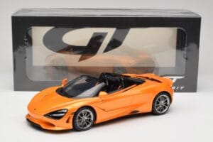 McLaren 750S Spider Papaya Orange GT Spirit 1:18 GT488 Rășină - imaginea 6 din 6