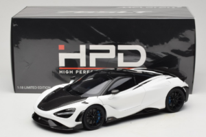 McLaren 765LT Alb HPD 1:18 HOD18007 Metal - imaginea 8 din 8