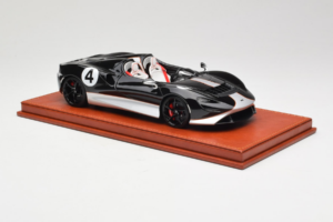 McLaren Elva Negru Argintiu AB Models 1:18 REMC022 Rășină - imaginea 4 din 7