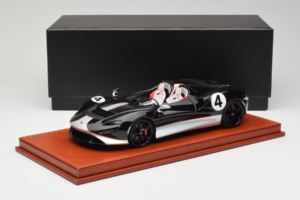 McLaren Elva Negru Argintiu AB Models 1:18 REMC022 Rășină - imaginea 7 din 7