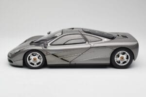 McLaren F1 Dark Silver Minichamps 1:12 530133124 Metal - imaginea 4 din 8