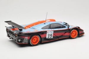 McLaren F1 GTR #39 Gulf R. Bellm / A. Gilbert / M. Sekiya 24 Hours of Le Mans 1997 UT Models 1:18 39725 Metal - imaginea 3 din 8